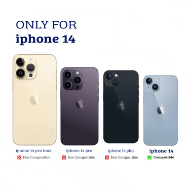 iPhone 14 Slim Transparent Jelly Case Cover: Lightweight, Non-Slip, Tough Build, Wireless Charging Compatible